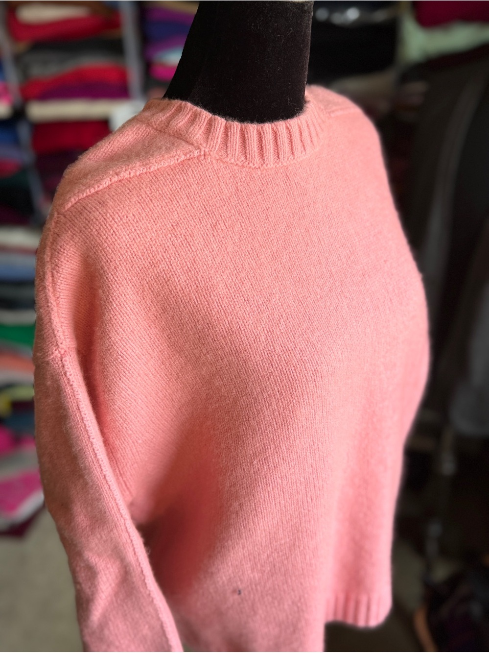 SUPER SOFT Salmon Pink Crewneck Sweater